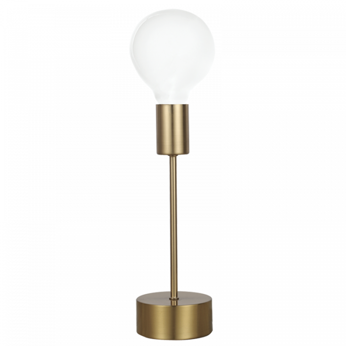 TL636 Bright Star SATIN BRASS SATIN BRASS METAL TABLE LAMP 1X40W ES