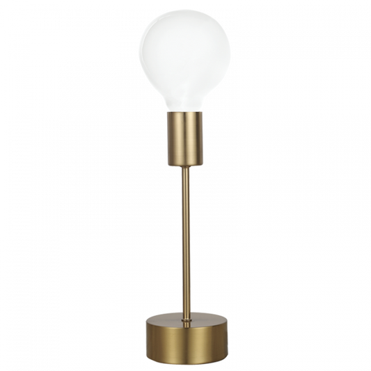 TL636 Bright Star SATIN BRASS SATIN BRASS METAL TABLE LAMP 1X40W ES