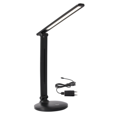 TL646 Bright Star BLACK RECHARGEABLE TABLE LAMP 5W LED 4000K