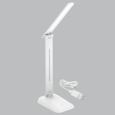 TL647 Bright Star WHITE RECHARGEABLE TABLE LAMP 5W LED 4000K