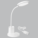 TL649 Bright Star WHITE RECHARGEABLE ABS TABLE LAMP 10W LED CCT USB IP20
