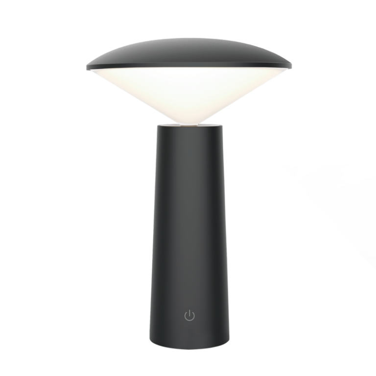 TL655 Bright Star BLACK RECHARGEABLE MINI TABLE LAMP USB 4W CCT