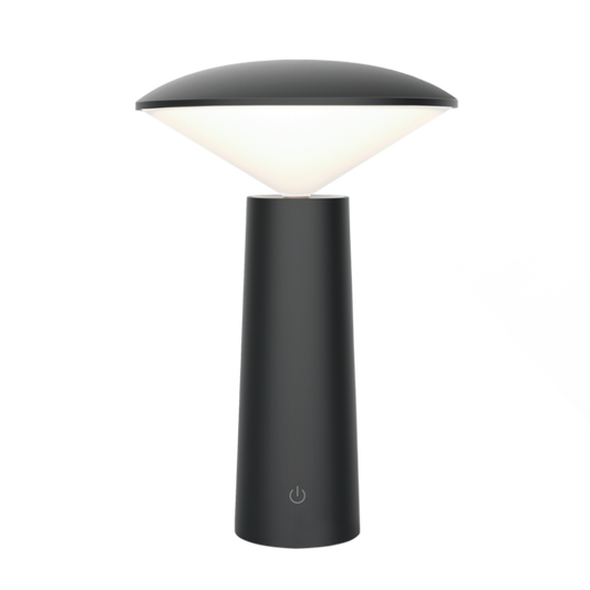 TL655 Bright Star BLACK RECHARGEABLE MINI TABLE LAMP USB 4W CCT