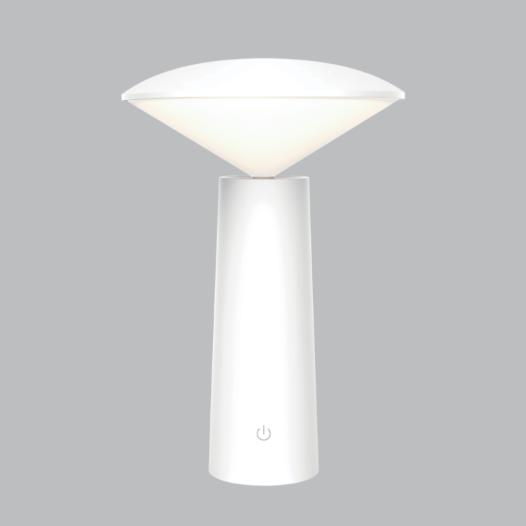 TL656 Bright Star WHITE RECHARGEABLE MINI TABLE LAMP USB 4W CCT