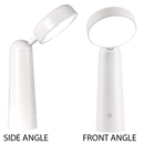 TL659 Bright Star WHITE RECHARGEABLE 4W LED MINI TABLE LAMP C- USB CCT