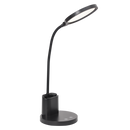 TL663 Bright Star BLACK RECHARGEABLE 10W LED TABLE LAMP CCT 1200MAH