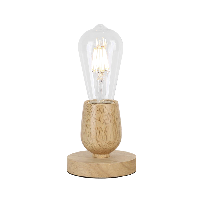 TL678 Light Wood and Metal Table Lamp | ES