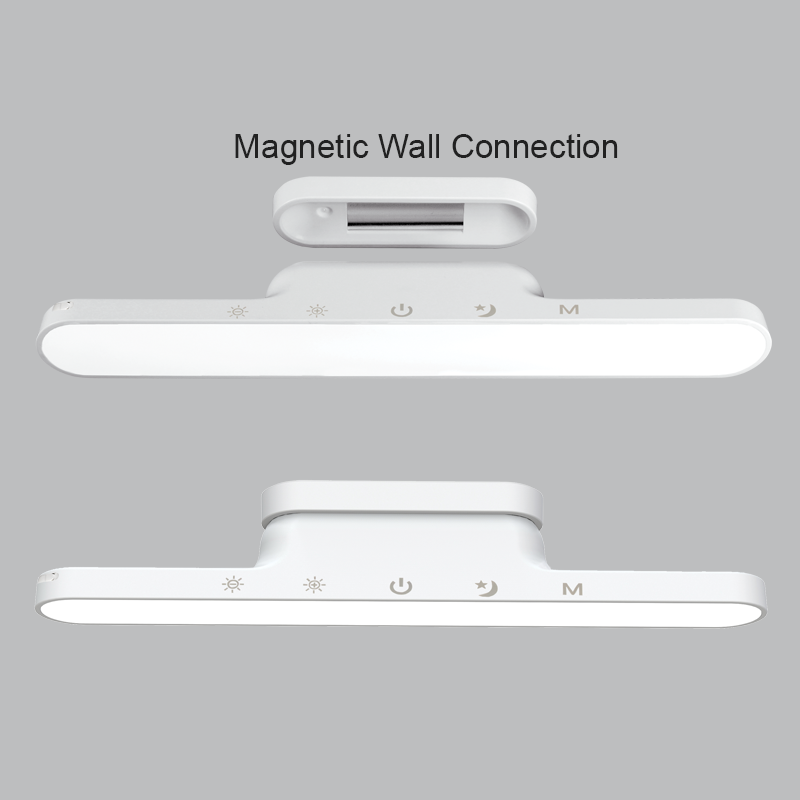TL683 Bright Star WHITE MAGNETIC RECHARGEABLE LAMP 5W LED CCT+DIMMABLE PC