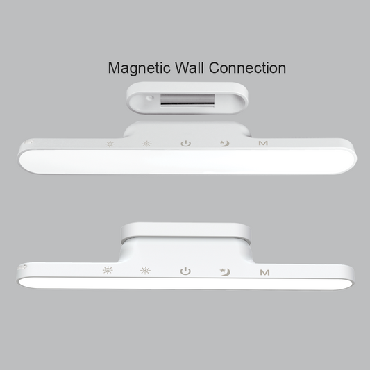 TL683 Bright Star WHITE MAGNETIC RECHARGEABLE LAMP 5W LED CCT+DIMMABLE PC