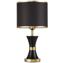 TL698 Bright Star BK/GOLD BLK/GOLD METAL BASE BLK SHADE 1X40W ES LED ONLY