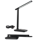 TL701 Bright Star BLACK RECHARGEABLE FOLDING DESK LAMP 3W LED CCT ABS