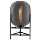 TL818 Bright Star SMOKE METAL TABLE LAMP WITH SMOKE GLASS 1X40W ES