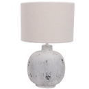 TL829 Bright Star GREY STONE GREY STONE CERAMIC BASE CREAM SHADE 1X60W ES