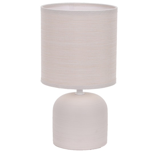 TL835 Bright Star BEIGE BEIGE CERAMIC BASE WITH FABRIC SHADE 1X40W SES