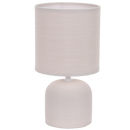 TL835 Bright Star BEIGE BEIGE CERAMIC BASE WITH FABRIC SHADE 1X40W SES