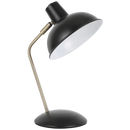 TL843 Bright Star BLACK METAL TABLE LAMP MOVEABLE HEAD 1X40W SES