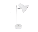 TL186 Bright Star WHITE METAL DESK LAMP ON/OFF SWITCH USB PORT 1X60W ES