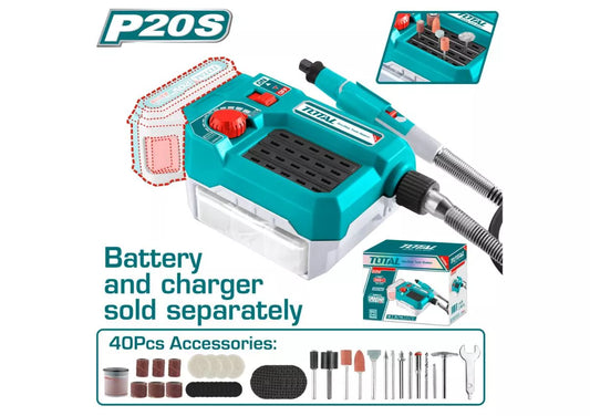 Total 20v P20s Lithium-ion Pencil Grinder Tmgli2001
