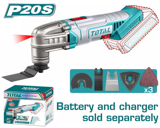 Total 20v P20s Cordless Multi-tool Solo Tmli2022