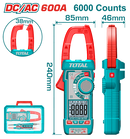 Total Dc/Ac Clamp Meter 600A 60000 Counts Professional TMT766002