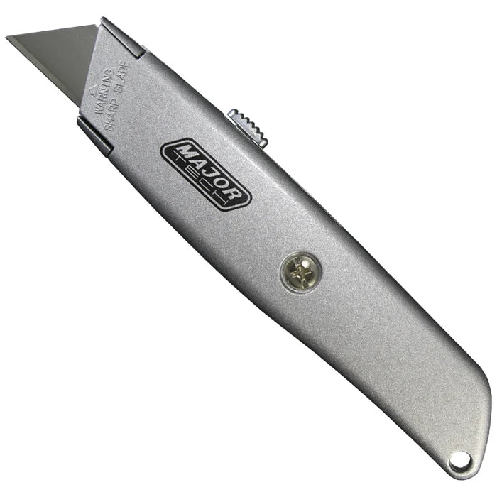 Major Tech Heavy-Duty Die-Cast Zinc Alloy Utility Knife - UK0306