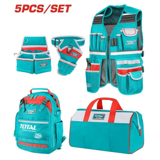 Total 5 Pcs Tool Bag Set Promo Price Subject To Change Without Notice Professional TOS23090