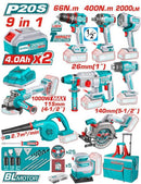 Total 20v P20s 9in1 Combo Kit Promo Price Subject To Change Without Notice (limited Stock Available) Tosli250381e
