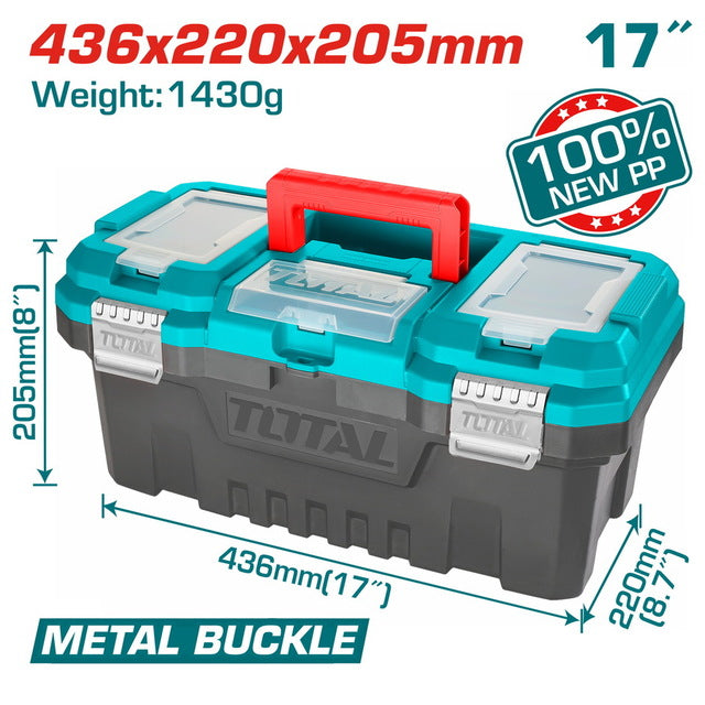 Total Cordless 4V Screwdriver + Tool Box Combo Deal RCP-4VSD+TB
