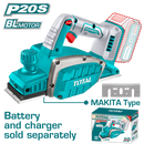 Total 20v P20s Cordless Planer Solo Trli20401