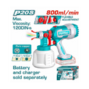 Total 20v P20s Cordless Spray Gun Kit 800ml/min Tsgli20042