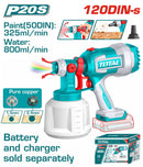 Total 20v P20s Cordless Spray Gun Solo 800ml/min Tsgli2004