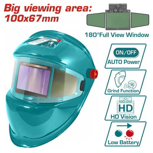 Total Auto-Darkening Welding Helmet Din3 Professional TSP9103