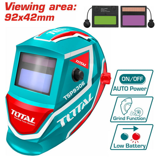 Total Auto-Darkening Welding Helmet Din4 Professional TSP9306