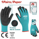 Total Nitrile Frosted Coated Gloves  Xl Size Professional TSPTG01