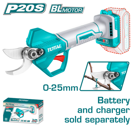 Total 20v P20s Lithium-ion Gauge Straight Shear Solo Garden Tool Tssli20258