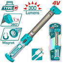 Total Cordless Work Lamp Torch 300 Lumens Twli043006