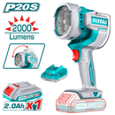 Total 20v P20s Cordless Work Lamp Torch Kit 2000 Lumens Twli20881
