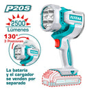 Total 20v P20s Cordless Work Lamp Torch Solo 2500 Lumens Twli20885