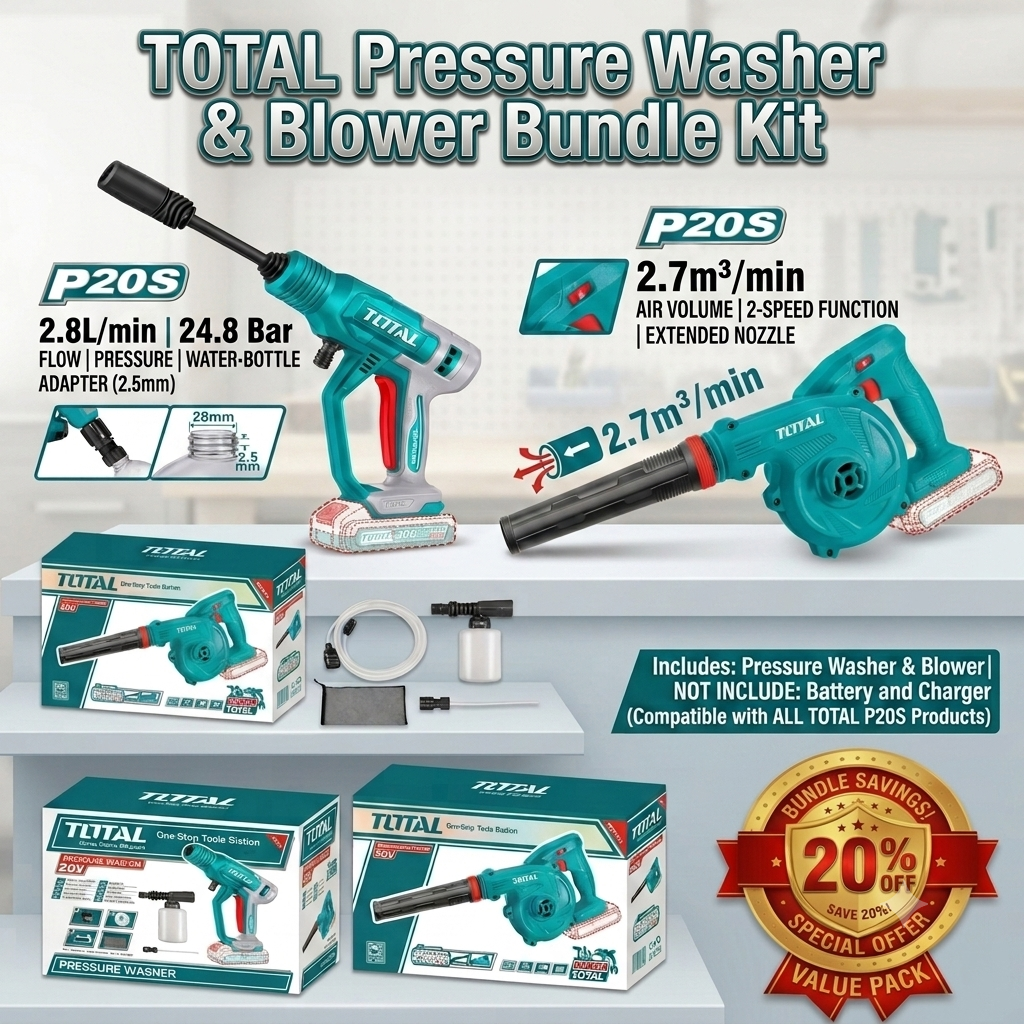Total Presure Washer & Blower Bundle Kit