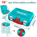 Total 4-Piece Foldable Tool Box + Trolley Combo