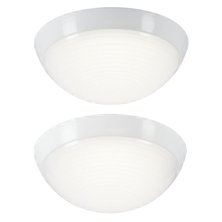 Bright Star Lighting BH068 WHITE Bulkhead Round Poly Cover IP54 7W Led
