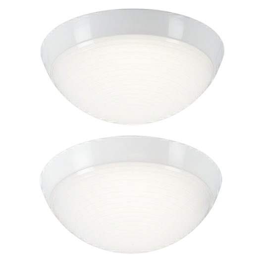 Bright Star Lighting BH068 WHITE Bulkhead Round Poly Cover IP54 7W Led