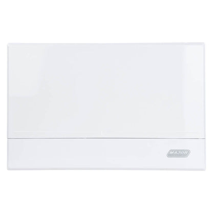 11-14 Way Surface Mount Distribution Board - Durable Metal Tray with Adjustable DIN Rail