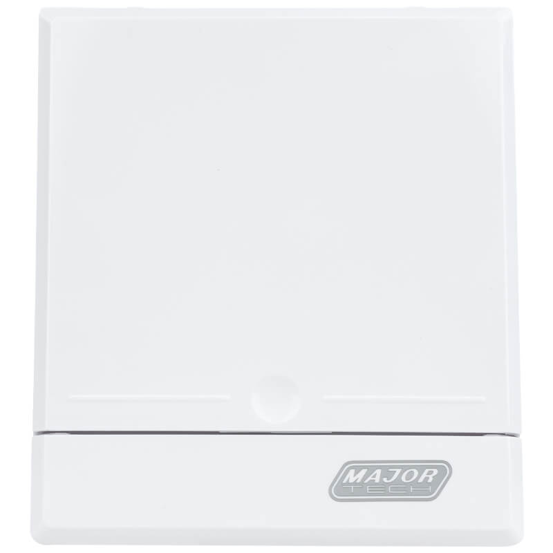 2-4 Way Flush Mount Distribution Board - Compact Metal Tray with Adjustable DIN Rail