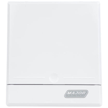 2-4 Way Flush Mount Distribution Board - Compact Metal Tray with Adjustable DIN Rail