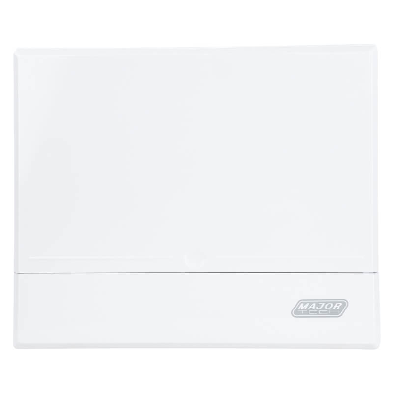 8-10 Way Surface Mount Distribution Board - Durable Metal Tray with Adjustable DIN Rail