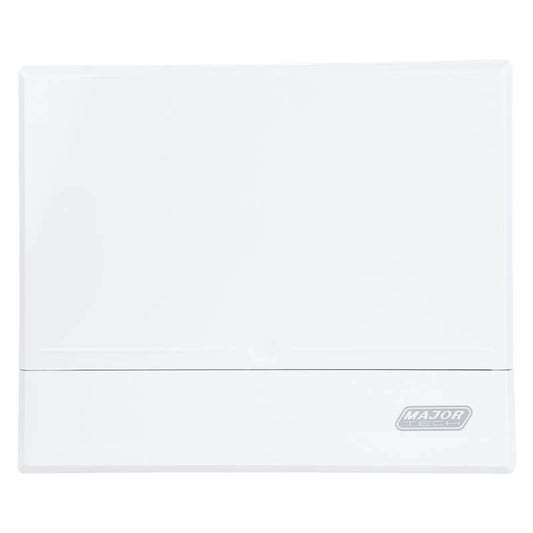 8-10 Way Surface Mount Distribution Board - Durable Metal Tray with Adjustable DIN Rail