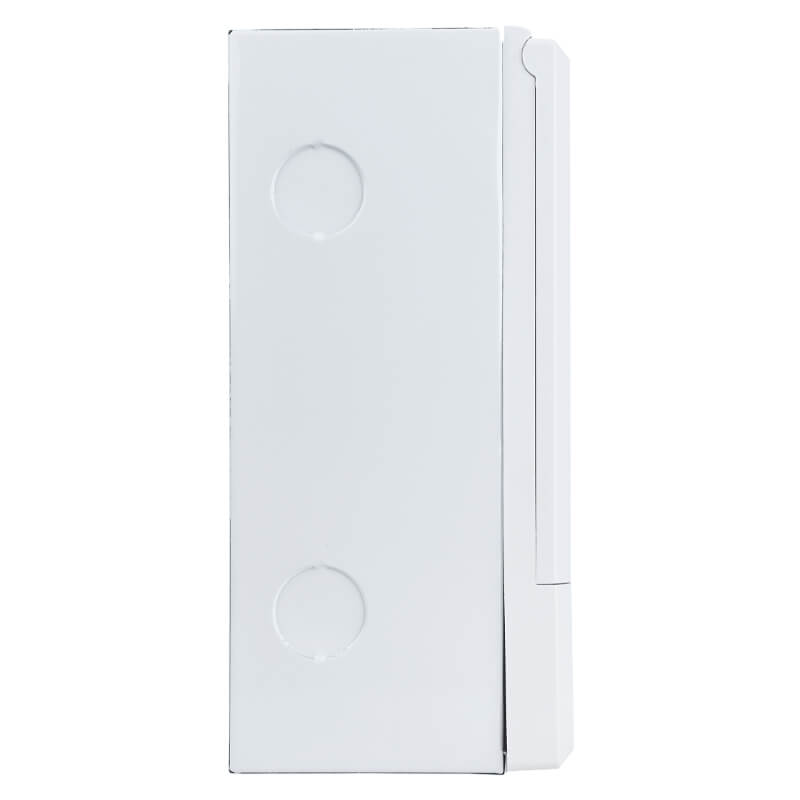 8-10 Way Surface Mount Distribution Board - Durable Metal Tray with Adjustable DIN Rail