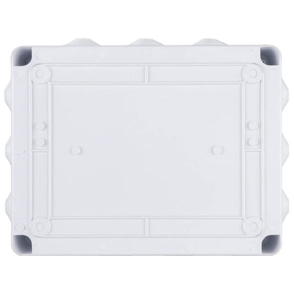 IP65 Rectangular Junction Box with Rubber Glands | 255mm x 200mm x 80mm | IK08 Rated