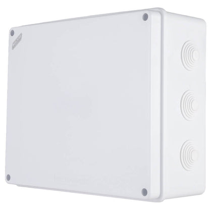 IP65 Rectangular Junction Box with Rubber Glands | 300mm x 250mm x 120mm | IK08 Rated
